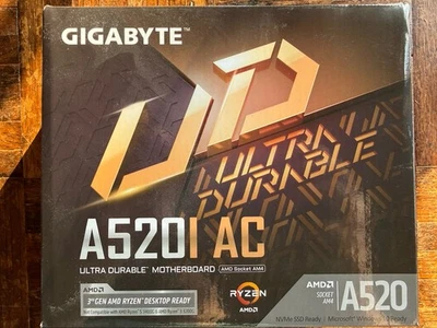 GIGABYTE A520I AC, Socket AM4, AMD Motherboard - Image 1 of 4