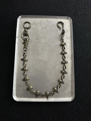 De colección Calavera Pantalones Cadena Motociclista Billetera Cadena Camionero Cinturón Cadena Regalo Halloween Foto 1 de 4