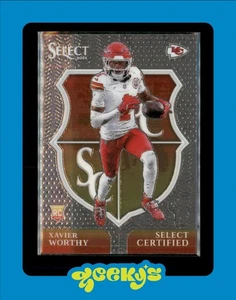 2024 Panini Select - Select Certified Rookies Xavier Worthy #8 (RC) - Bild 1 von 2