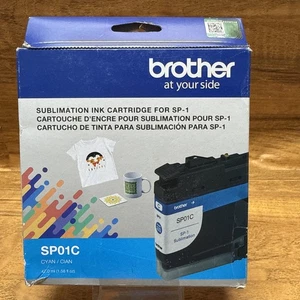 Brother Genuine Sublimation Ink Cartridge, SP01C CYAN Standard 10/2025 New - Picture 1 of 5
