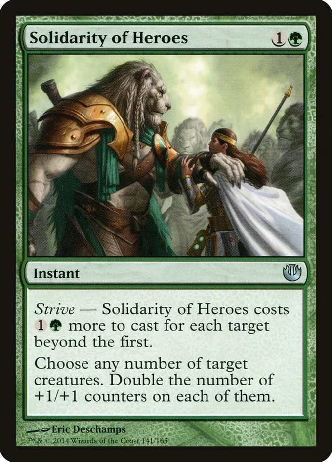 Solidarity of Heroes Journey Into Nyx Magic The Gathering MTG Card - Image 1 of 1