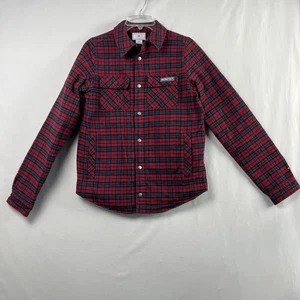 Chaqueta Obermeyer Franela Niños XL Chaqueta Adolescente Exterior Forro Acolchado Rojo Cuadros - Imagen 1 de 14