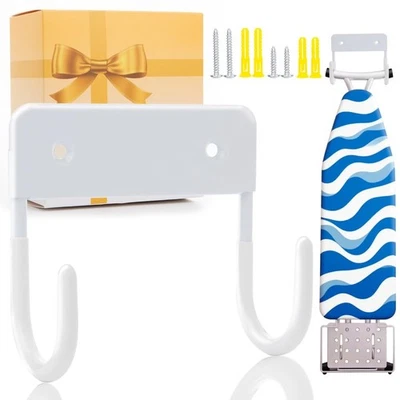 熨衣板支架壁挂,5 英寸壁挂熨烫板衣架,Meta... — 第 1/4 张图片