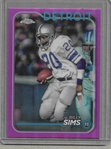 2024 Topps Chrome "Pink Refractor" Billy Sims #70 NM-MT !! LÖWEN - Bild 1 von 2