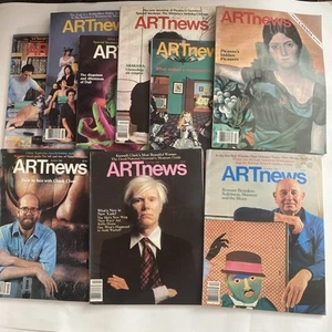 Art News 1980 7x Lot Full Year Except Jan,Feb,Apr Arakawa Romare Bearden - Imagen 1 de 16