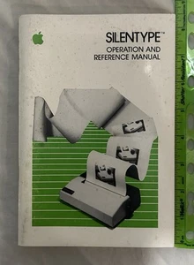 Vintage 1980 Apple Computers II Silentype Printer Operation Reference Manual - Bild 1 von 4