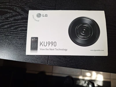 LG KU990 Viewty Black (Simlock Frei) mit 4GB Micosd Touch Sehr Gut OVP - Bild 1 von 4