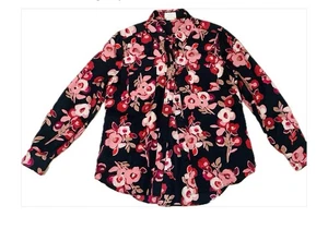 Kate Spade New York Damenbluse 100 % Seide Blumenmuster Größe Small - Bild 1 von 11