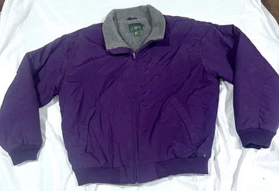 Chaqueta J Crew Para Hombre X-Grande Púrpura De Colección Siempre Tareas de Granero Forrada de Vellón Exterior Foto 1 de 4