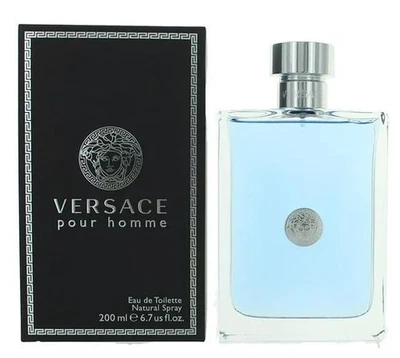 Versace Pour Homme Eau De Toilette Spray Para Hombres 6.7 OZ / 200 ml Sellado Foto 1 de 4