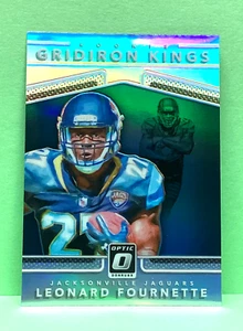 Leonard Fournette 2017 optic gridiron kings silver  refractor insert rookie card - Picture 1 of 1