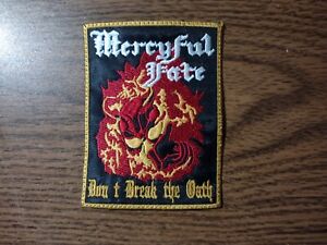 MERCYFUL FATE,DON'T BREAK THE OATH,SEW ON EMBROIDERED PATCH