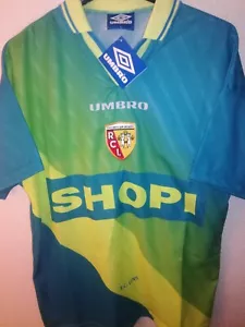 RC LENS 1996-1997 BNWT SHOPI T-shirt jersey jersey umbrian shirt - Picture 1 of 5