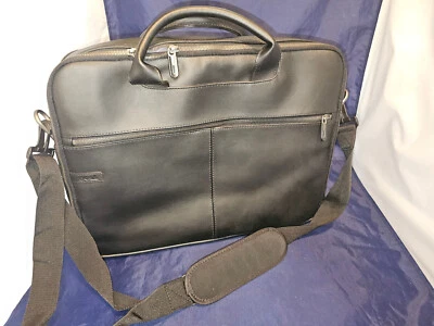 Bolso de cuero para computadora portátil Dell Executive 15-17 modelo ONT265 mensajero de mano Foto 1 de 4