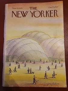 1978 New Yorker November 13 Full Issue Eugene Mihaesco The Dome Tennis No Label - Picture 1 of 11
