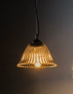 Genzano Pendant Light, Semi Silvered Glass in Antique Silver, E27 fitting 25cm D - Picture 1 of 1