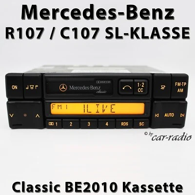 Original Mercedes Classic BE2010 Becker R107 Radio SL-Klasse C107 Kassettenradio - Bild 1 von 4