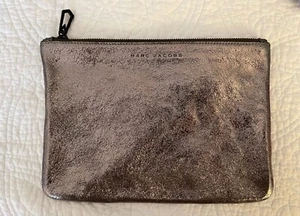 Marc Jacobs for Target / Neiman Marcus Distressed Pewter Leather Clutch - Picture 1 of 8