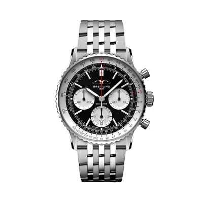 Breitling Navitimer B01 Chronograph 41 Black Dial Stainless Steel AB0139211B1A1 - Image 1 of 4