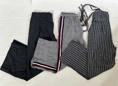 Lote 3 Pantalones WORTH, TREASURE & BOND Mujer Gris/Azul Marino Talla S-M Foto 1 de 3