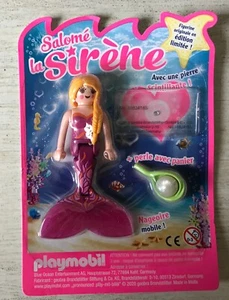 FIGURINE NEUF SOUS BLISTER PLAYMOBIL PINK SALOME LA PETITE  SIRENE - Picture 1 of 1