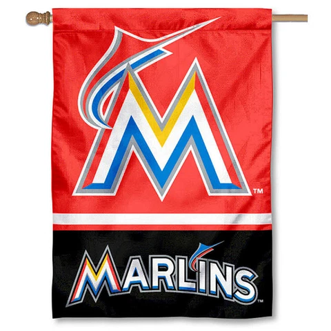 MLB Miami Marlins House Flag and Banner Cover