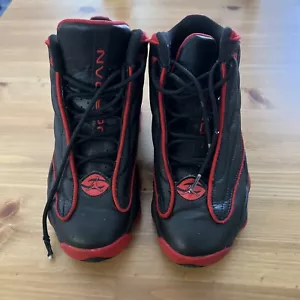 Size 6y- Jordan Pro Strong Mid Black University Red - Picture 1 of 8