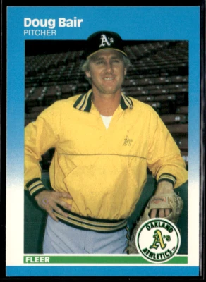 1987 Fleer Glossy - #386 Doug Bair - Image 1 of 2