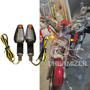 Señales de giro LED luces intermitentes indicadoras de motocicleta para Bobber Chopper Cruiser - Imagen 1 de 6