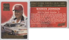 1994 Action Packed Winston Drag Racing 24k Gold Warren Johnson #WD3G HOF