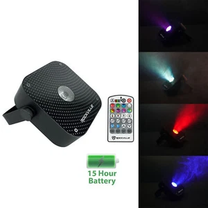 Rockville MINI RF1 V2 Black RGBWA+UV DJ/Party LED Wash Light+4-Channel RF Remote - Picture 1 of 12