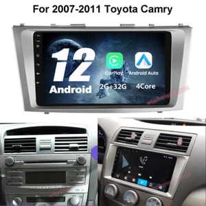 For TOYOTA CAMRY 2007-2011 Android 12 Car GPS Stereo Radio CarPlay Android Auto - Picture 1 of 12