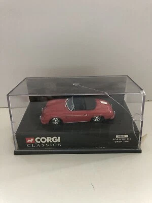 1:43 Corgi Classics Porsche 356 Open Top #03801 red - Image 1 of 4