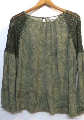 Christopher & банки рубашка верхний женщин средний армия оливковый фестиваль богемное недостаток - Изображение 1 из 4