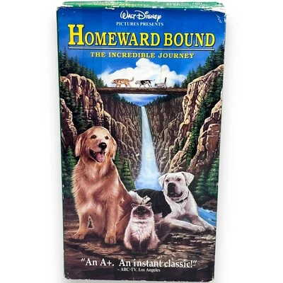 Walt Disney Pictures Homeward Bound: The Incredible Journey (VHS, 1993) Foto 1 de 4