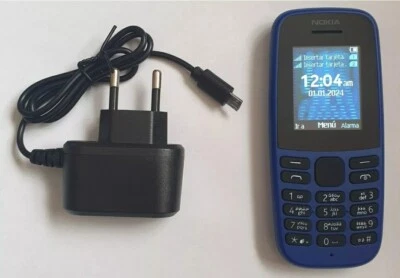 Nokia 105 (2019) Dual SIM Handy Senioren Telefon Tastenhandy Schwarz  - Imagen 1 de 4