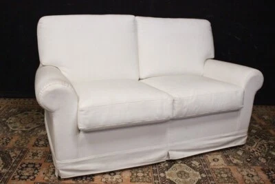 Bellissimo divano / sofa / tessuto sfoderabile / bianco due posti /ITA/ italiano - Immagine 1 di 4