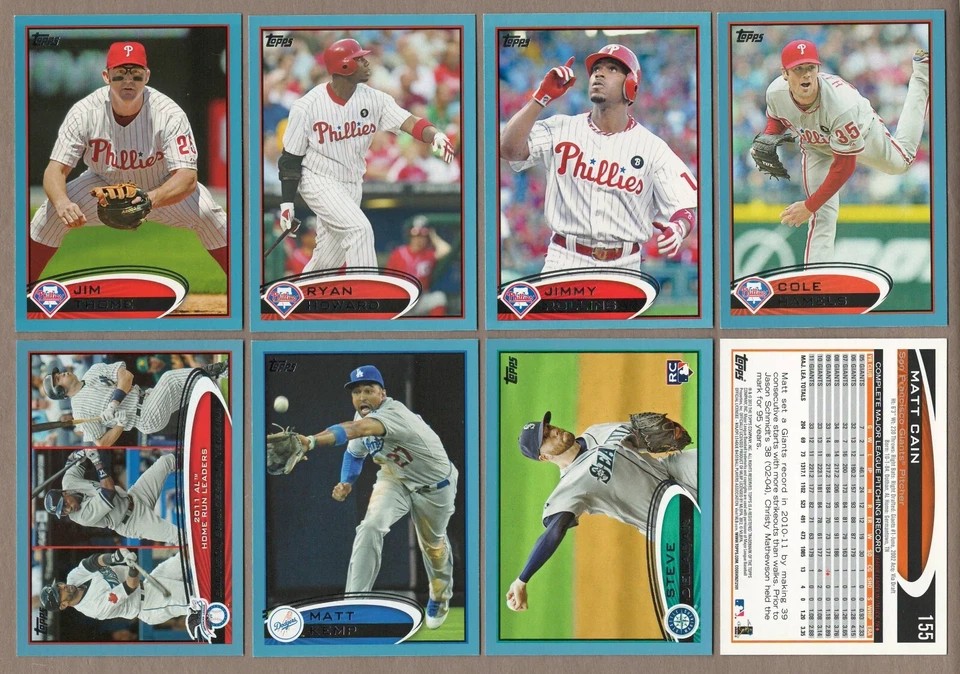 2012 Topps WAL-MART BLUE BORDER Parallel Single Cards Rookie Logo RC Flagship - Image 1 of 1