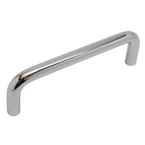 BERENSON Polished Chrome Steel 3-1/2" 89mm Cabinet Handle Wire Pull 6142-226-P - Picture 1 of 3