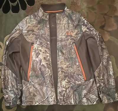 Under Armour Realtree Utra Camo Ayton Hunting Jacket And Pants Set-XL, W36/32 - Image 1 of 3
