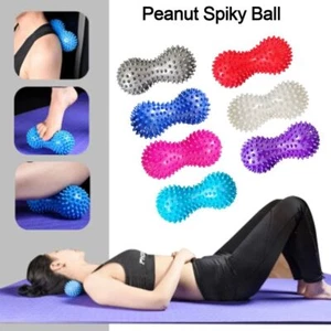 Trigger Point Peanut Spiky Ball Muscle Relax Plantar Fasciitis Massage Tool - Picture 1 of 12