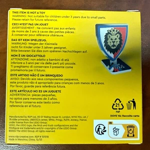 LEGO Insider's Lion Shield Magnet and Stand - Brand New - Limited Edition - Picture 1 of 2