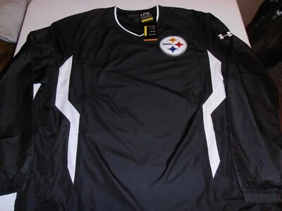 New w/tags PITTSBURGH STEELERS Embroidered Wind Jacket by Under Armor Men's 2XL - Image 1 of 4