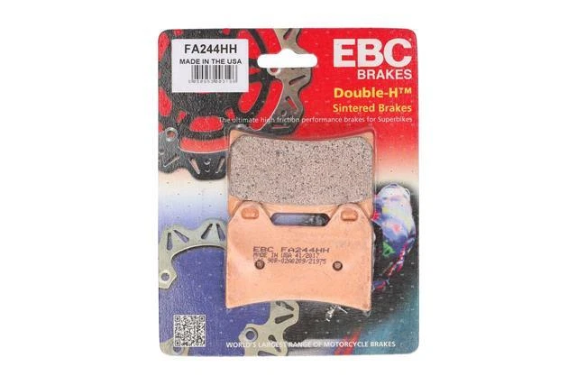 Передние спеченные тормозные колодки EBC FA244HH MOTO GUZZI 750 V7 STONE 2012–2014 - Изображение 1 из 1
