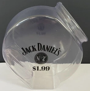 "Jack Daniel's" Antiguo Nº Contenedor de artículos al por menor de peceras de plástico con 7 logotipos "$1,99" - Imagen 1 de 7