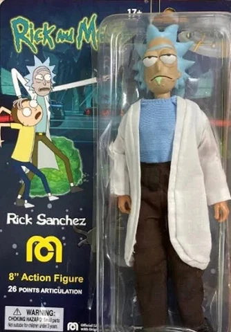 Rick Sanchez Rick and Morty Mego Action Figure Cover
