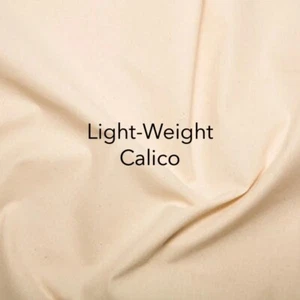 LIGHT-WEIGHT CALICO - 100% Cotton, 63" wide, 3, 4, 5, & 10 Metre Lengths. - Picture 1 of 5