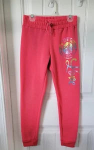 One Step Up Pink Sweatpants "Love Academy" Graphic Print Size M(10/12) - Picture 1 of 4