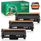 3Pk Tn760 Tn730 Toner Replacement For Brother Mfc-L2710dw Hl-L2350dw Dcp-L2550dw
