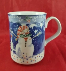 De colección Epoch by Noritake 12 oz. Taza de café muñeco de nieve de invierno - Imagen 1 de 5